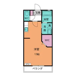 BROWNIE【2階】の間取り