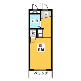 シャトークレール【3階】の間取り