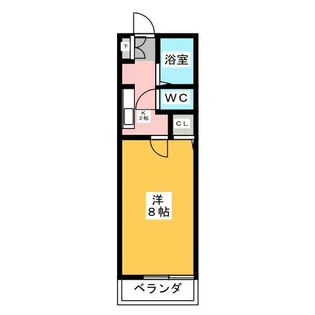 シェトワ御器所【2階】の間取り