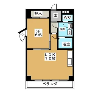 万豊ハイツ【3階】の間取り