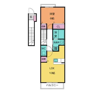 アルカンシェルTD【2階】の間取り