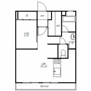 今枝ビル【4階】の間取り