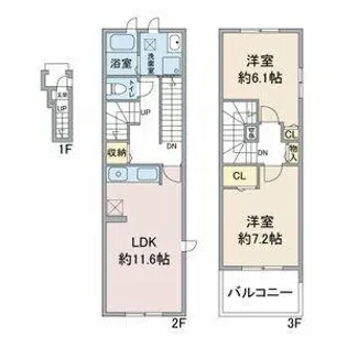 サンフォレスタⅠ【1階】の間取り
