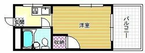 ファミリーハイツ【3階】の間取り