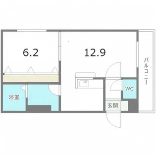 北海道札幌市手稲区富丘三条4丁目【マンション】の間取り