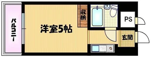 メゾンマルシェアン【2階】の間取り