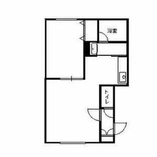 ハイエスト中谷【203号室】の間取り