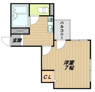 シーサイドマンション【5階】の間取り