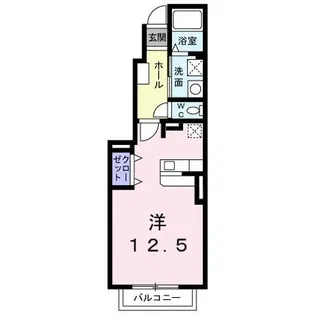 フィオーレ・オカダ【1階】の間取り
