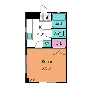 コーポM&YOU【1階】の間取り