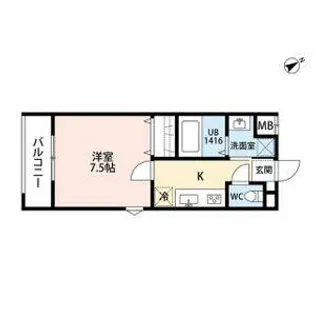 Partida【2階】の間取り