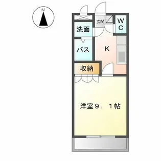 パークサイド【2階】の間取り