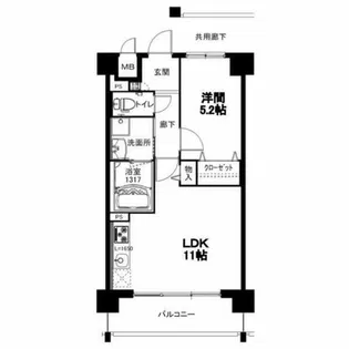 フレアハラ【3階】の間取り
