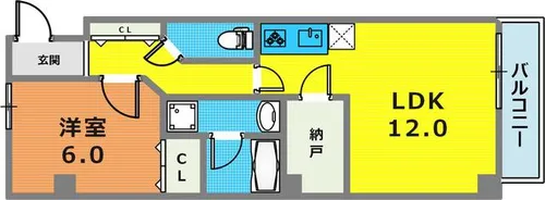 プロヴィデンス岡本【303号室】の間取り