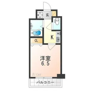 プレサンス京都二条城前【4階】の間取り