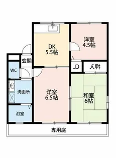 イーグル A【102号室】の間取り