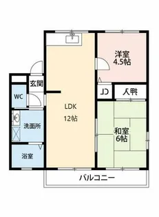 イーグル A【202号室】の間取り