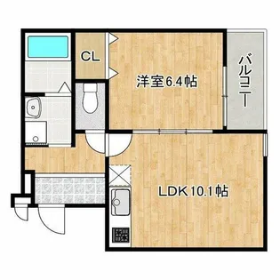 CASA・COMFORT【2階】の間取り