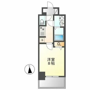 S-RESIDENCE尾頭橋beaute【403号室】の間取り