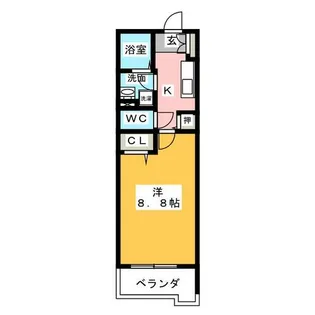 willDo太閤通【14階】の間取り