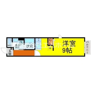 アリエッタ伝馬【1階】の間取り