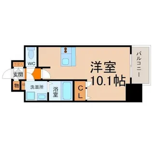 プレサンス鶴舞公園ウィズ【4階】の間取り