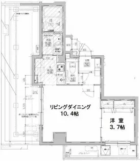 プライマル福岡平尾【4階】の間取り