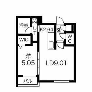 ガイアールS8【4階】の間取り
