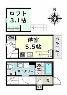 シャレイド豊田本町EAST【1階】の間取り