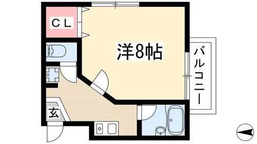 フォーシーズン【4階】の間取り