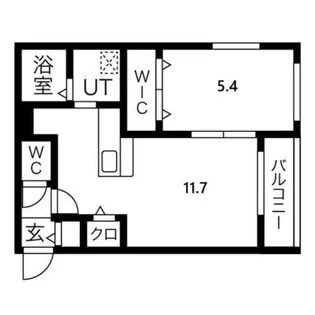 北海道札幌市手稲区曙二条1丁目【マンション】の間取り