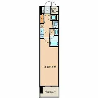 CASA+α名駅南【8階】の間取り