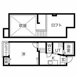 Creo本陣弐番館【2階】の間取り
