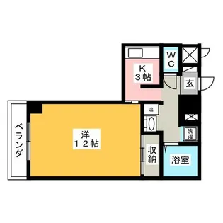 ISM 泉【9階】の間取り