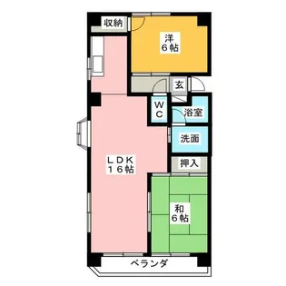 リブ・イン サカイ【3階】の間取り