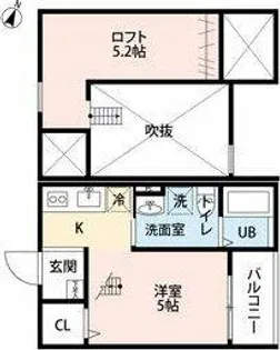 ルミエール 黄金(ルミエールコガネ)【1階】の間取り