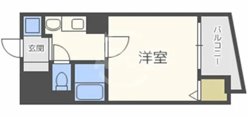 エイペックス大手通【6階】の間取り