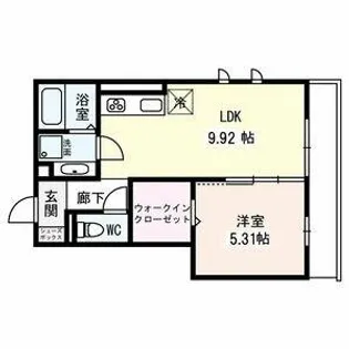 プルミエール蒲生【2階】の間取り