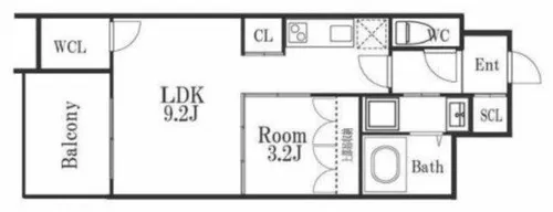 SERENiTE福島scelto【5階】の間取り