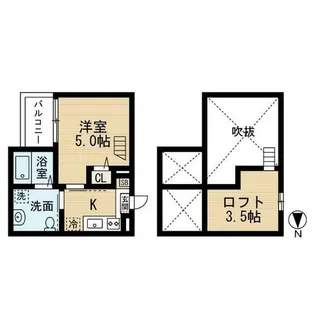 フォルゴーレ【1階】の間取り