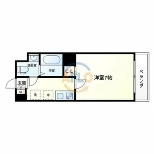 ラ・フォーレ都島本通Ⅰ【5階】の間取り