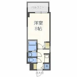 S-RESIDENCE都島【11階】の間取り