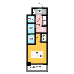 S-RESIDENCE今池駅前【6階】の間取り