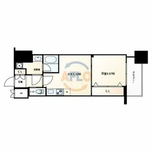 Vinoプレジオ本町【13階】の間取り