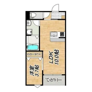 LECOCON清須【303号室】の間取り