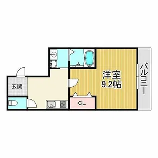 フジパレス西宮甲東園1番館【1階】の間取り