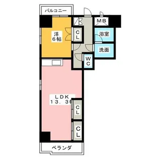 ITOH壱番館【5階】の間取り