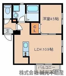 リテラ博多イーストⅠ【3階】の間取り