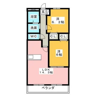 Troll Liebe【1階】の間取り