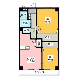 ソレイユドール【1階】の間取り